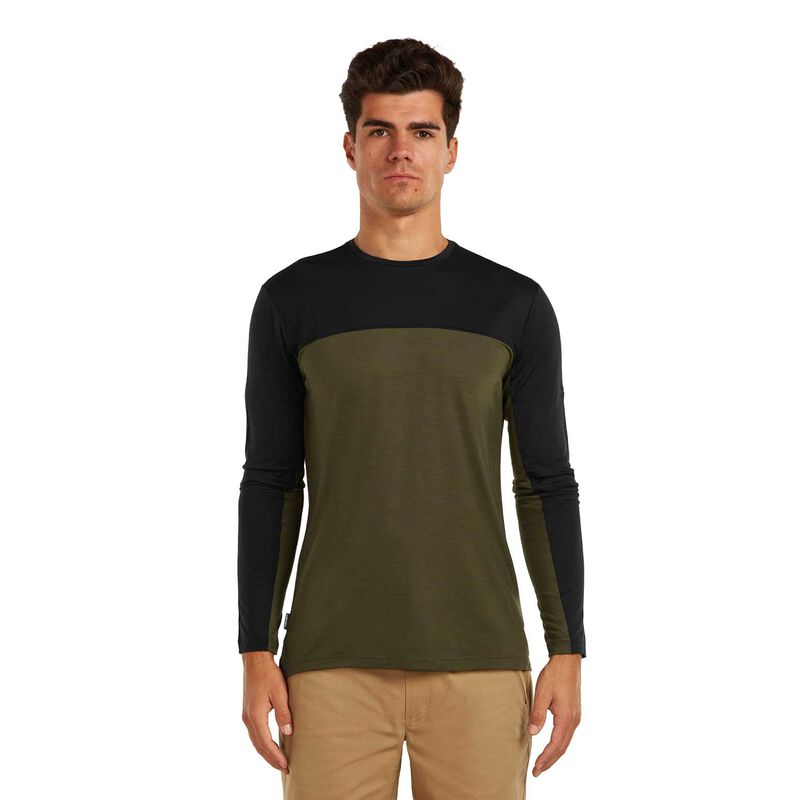 Icebreaker M Merino Blend 125 Cool-Lite Sphere LS Tee Colour Block image number 0